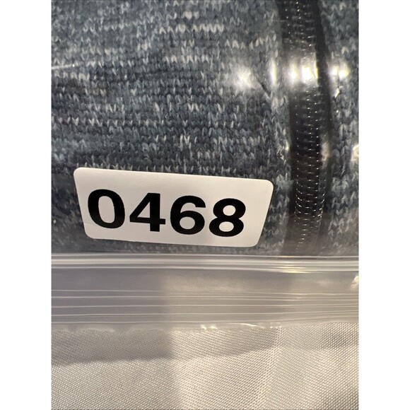 Swiss Tech Jacket Men 2XL Blue Pullover Fleece Mock Neck Full Zip LS Sweater - Picture 12 of 12